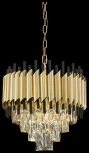 Подвесная люстра каскадная Wertmark Cartuccia WE138.09.403 (220V, на цепи)