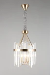 Подвесная люстра Aployt Melisa APL.747.03.04 (220V, хрусталь, на цепи, свеча, круглые)