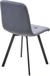 Стул M-City РИЧИ, цвет H-14 Серый, велюр / черный каркас
