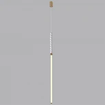 Подвесной светильник Odeon Light Monella 6639/12L металл/античная бронза/белые бусы из акрила LED 12W (220V, на проводе, шарики, бусы)