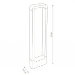 Наземный светильник светодиодный Thika 9118 IP54 Nowodvorski (220V)