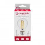 Лампочка светодиодная филаментная прозрачная груша E27 13W Thomson A60 TH-B2368