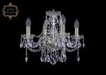 Подвесная люстра Art Classic 11.12 11.12.4.141.Gd.Sp (220V, хрусталь, на цепи, подсвечник, свеча)
