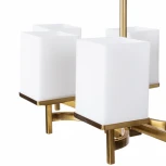 Потолочная люстра на штанге Divinare Fawaris 4504/17 LM-6 (220V, куб)