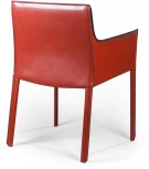 Стул с подлокотниками Barrie, кожа ретро-красный Top Concept BARRIE 2000000000145