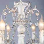 Подвесная люстра Omnilux Martina OML-79003-06 (220V, на цепи, подсвечник, свеча)