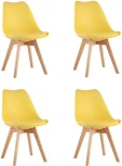 Стул Stool Group FRANKFURT NEW желтый 4 шт УТ000037635