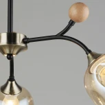 Потолочная люстра на штанге Reluce 02009-0.3-03 AB+BK (220V)