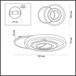 Потолочный светильник круглый Lumion Ledio 4504/85CL (220V, круглые, кольцо)