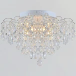 Потолочная люстра хрустальная Reluce 04039-0.3-07 WH+GOLD PN (220V)