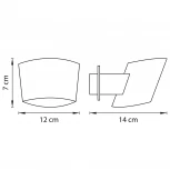 Настенный светильник Lightstar Dissimo 803610 (220V)