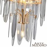 Подвесная люстра большая Arte Milano 1853B.D800.H1300.E14.25 G (220V, на цепи)