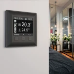 Рамка на 1 пост (черный матовый) W0012208 (a051022)