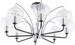 Потолочная люстра на штанге Arte Milano Napoli-321007 321007/8 BK.CR (220V)