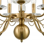 Подвесная люстра Lumion Incanto 8033/10 медь, металл/стекло Е14 10*40W 220V