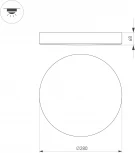 Светильник SP-FLOWER-R280-15W Day4000-MIX (WH, 110 deg, 230V, MOTION) (Arlight, IP54 Пластик) 042573