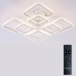 Потолочная люстра (+ночной режим) светодиодная с пультом ДУ 168W, белый, LED Natali Kovaltseva Spektr LED LAMPS 81108/4C