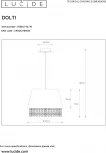 Подвесной светильник Lucide Dolti 78368/45/41