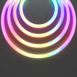 Гибкий неон Nemo Maytoni Круглый 360° 20304 D25 24В 17,2Вт/м RGBW 3000К IP65 5м
