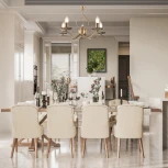 Подвесная люстра Arte Milano Amalfi-9934 339934/5 AB (220V, на цепи, подсвечник, свеча)