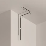 Шинопровод под гипсокартон 2м Radity встраиваемый черный (магнитный) Maytoni Technical TRA084MP-12B