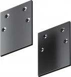 Заглушка торцевая 2шт накладной черный Maytoni Accessories for tracks Gravity TRA010EC-41B