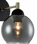 Бра настенное Grappoli V000219 (11029/1W Black) (220V, шар)