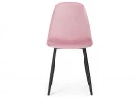 Стул Woodville на металлокаркасе Lilu pink / black 15118