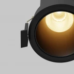 Встраиваемый светильник Maytoni Dip DL116-10W-2.7K-B (LED, 220V, круглые)