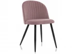 Стул Woodville на металлокаркасе Gabi 1 light purple / black 15085