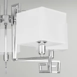 Потолочная люстра на штанге Eurosvet Alma 60115/5 хром (220V, куб)