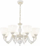Подвесная люстра Arte Milano AM343837 347837/8 WT+G (220V, на цепи)