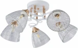 Потолочная люстра на штанге Arte Milano AMALFI-321395 321395/5A WH+FG (220V)
