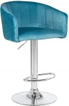 Стул барный DARCY (морской волны велюр (1922-7))