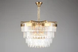 Подвесная люстра каскадная Aployt Mariz APL.813.13.15 (220V, хрусталь, на цепи)