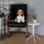 Столик журнальный SHT-CT12-1 глянец белый/белый муар от фабрики Mebelik