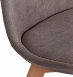 Стул TULIP SOFT (mod. 053V) / 2 шт. в упаковке Tetchair (Дерево,Пластик,Ткань/Серый) арт.24519