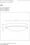 Настенно-потолочный светильник Lucide Lex 08109/02/30 (220V)