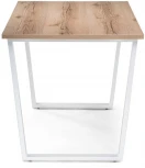 Стол Woodville Лота Лофт 140 25 мм дуб делано светлый / белый матовый 489652