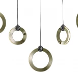 Подвесной светильник Lumien Hall Livin LH8028/5P-BK-SGD-PBK