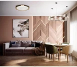 Настенно-потолочный светильник Sonex Favemo Black 7667/DL пластик/белый/черный/золотой LED 48Вт 4000К D405 IP43 (220V, круглые)