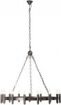 Подвесная люстра большая Vitaluce V1871-7/15, 15xE14 макс. 40Вт V1871-7/15 (220V, на цепи, свеча, кольцо)
