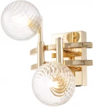 Настенный светильник Crystal Lux LUXURY AP2 GOLD (220V, на тросе, шарики)