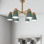 Потолочная люстра Prop 6 Green ImperiumLoft Prop01 (191989-23)