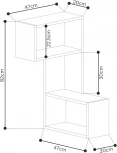 Полка угловая LEVE PART CORNER SHELF LEV00857