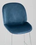 Стул барный Stool Group Beetle со спинкой маренго хромированные ножки УТ000004723