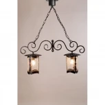 Уличный светильник подвесной Русские фонари Valencia 190-02/brg-03 (220V, ковка, на цепи)