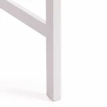 Стул SWEDEN white, ткань бежевая (Ford William 7) (Многослойная фанера)