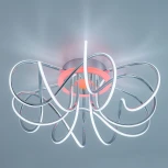 Потолочная люстра светодиодная с управлением смартфоном Citilux Джемини Смарт CL229A161E RGB (220V, умный дом - Алиса, Маруся, Сири)