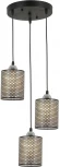 Подвесной светильник Imex MD.6146-3-P BK+CH